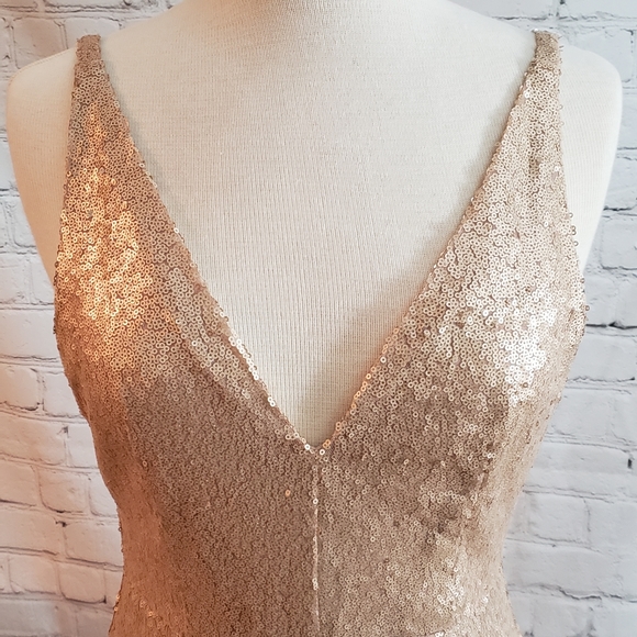 Lulus Sequin Formal Prom Bridesmaids Party Dress - Picture 6 of 8